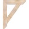 Ekena Millwork Traditional Slat Smooth Bracket w/ Offset Brace, Douglas Fir, 7 1/2"W x 32"D x 40"H BKT0806X32X40TRA06SDF - alternate 2